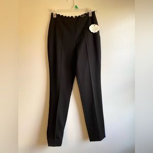 Black vintage Gianni Versace couture wool pants